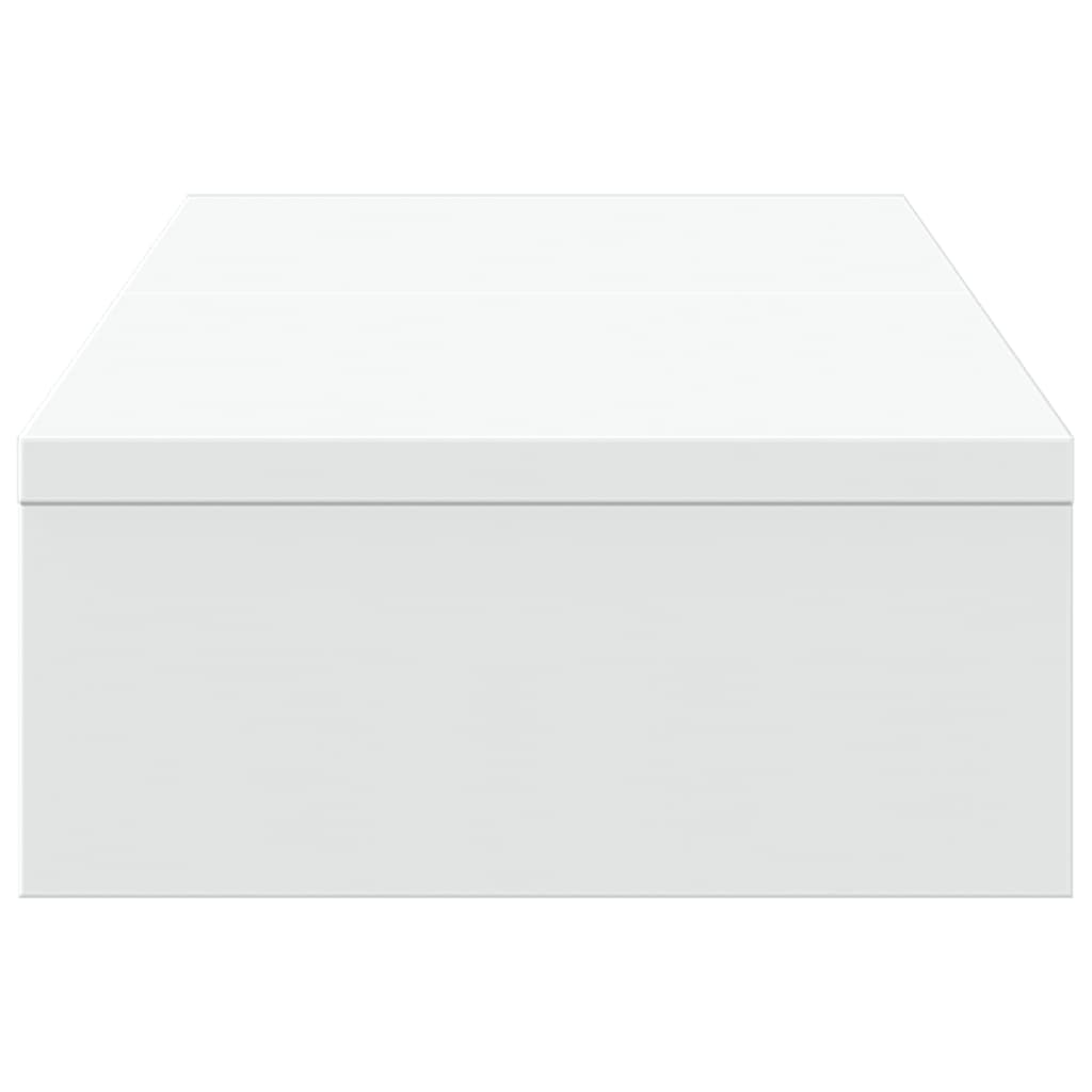 Skjermstativ Justerbar Hvit 60X24X10,5 Cm Konstruert Tre