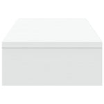 Skjermstativ Justerbar Hvit 60X24X10,5 Cm Konstruert Tre