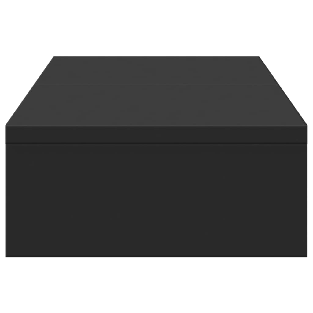 Skjermstativ Justerbar Svart 60X24X10,5 Cm Konstruert Tre