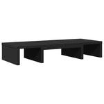 Skjermstativ Justerbar Svart 60X24X10,5 Cm Konstruert Tre