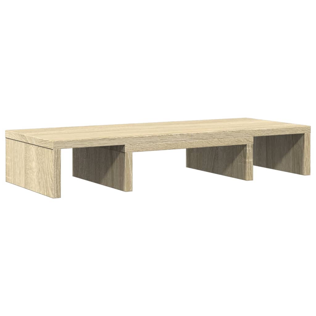 Skjermstativ Justerbar Sonoma Eik 60X24X10,5 Cm Konstruert Tre
