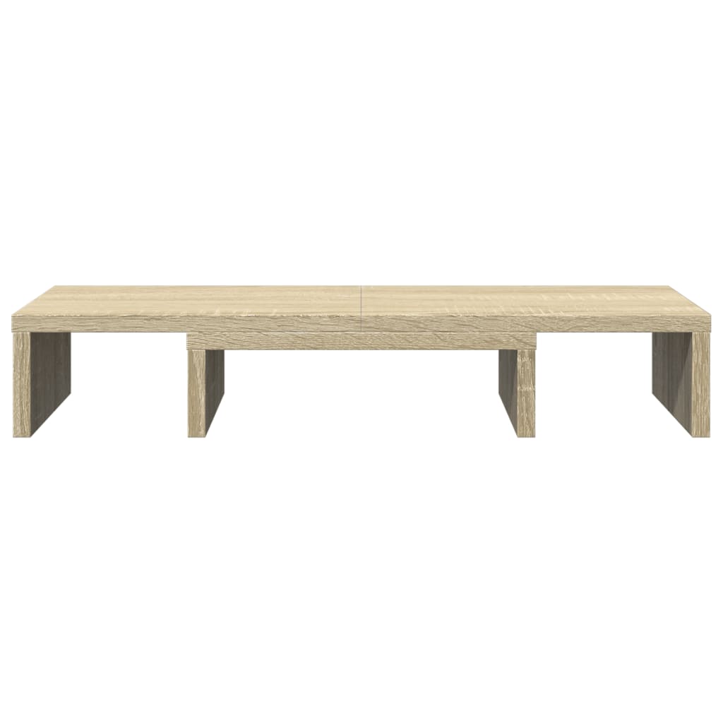Skjermstativ Justerbar Sonoma Eik 60X24X10,5 Cm Konstruert Tre