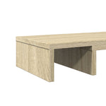 Skjermstativ Justerbar Sonoma Eik 60X24X10,5 Cm Konstruert Tre