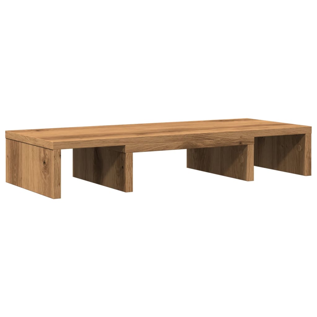 Skjermstativ Justerbar Artisan Eik 60X24X10,5 Cm Konstruert Tre