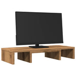 Skjermstativ Justerbar Artisan Eik 60X24X10,5 Cm Konstruert Tre