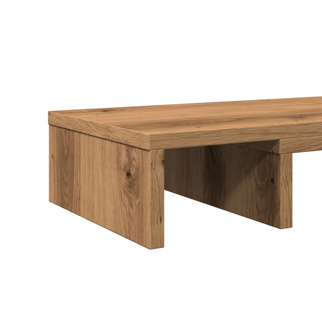 Skjermstativ Justerbar Artisan Eik 60X24X10,5 Cm Konstruert Tre