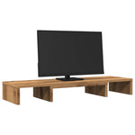 Skjermstativ Justerbar Artisan Eik 80X24X10,5 Cm Konstruert Tre