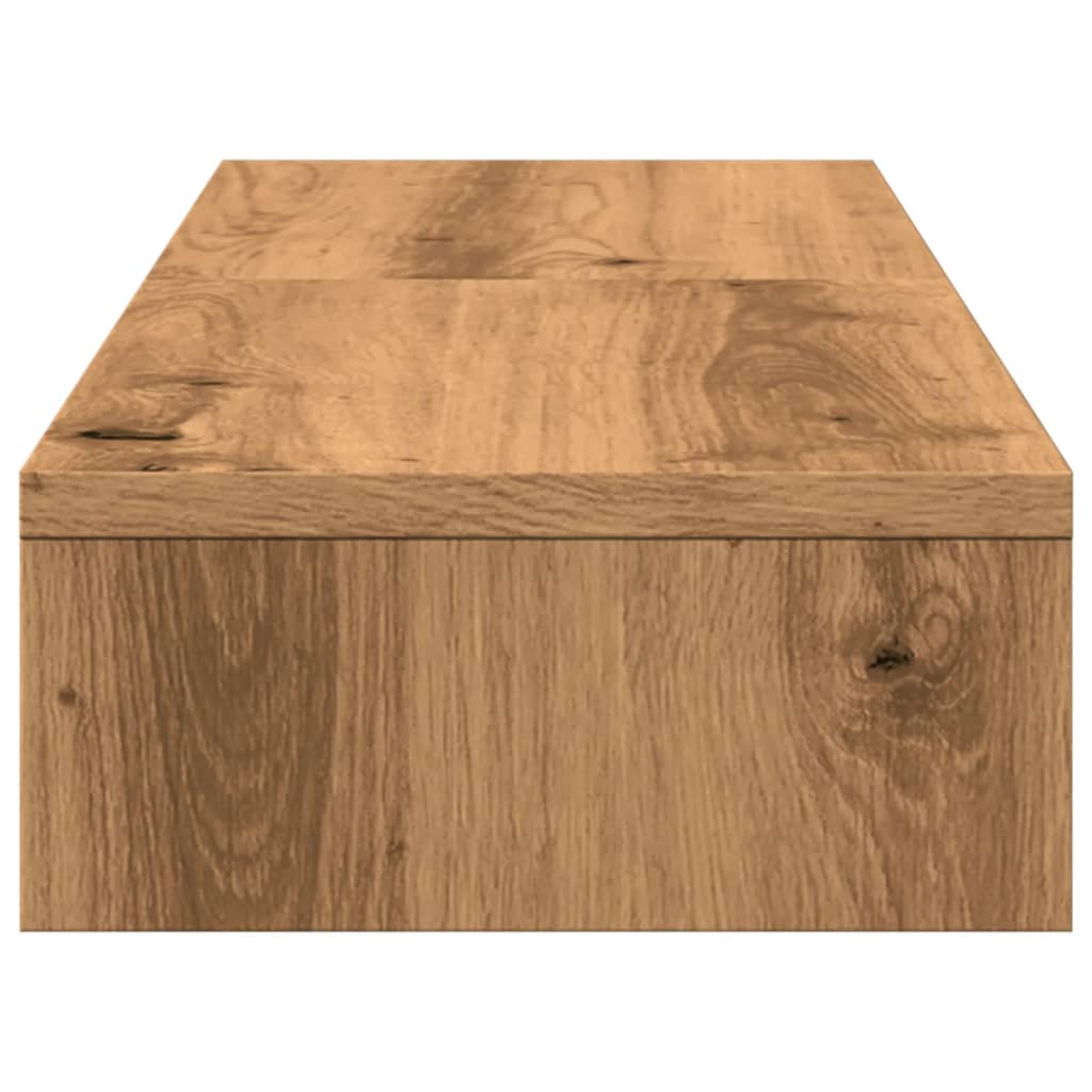 Skjermstativ Justerbar Artisan Eik 80X24X10,5 Cm Konstruert Tre