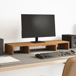 Skjermstativ Justerbar Artisan Eik 80X24X10,5 Cm Konstruert Tre