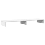 Skjermhylle Hvit 100X27X10 Cm Konstruert Tre