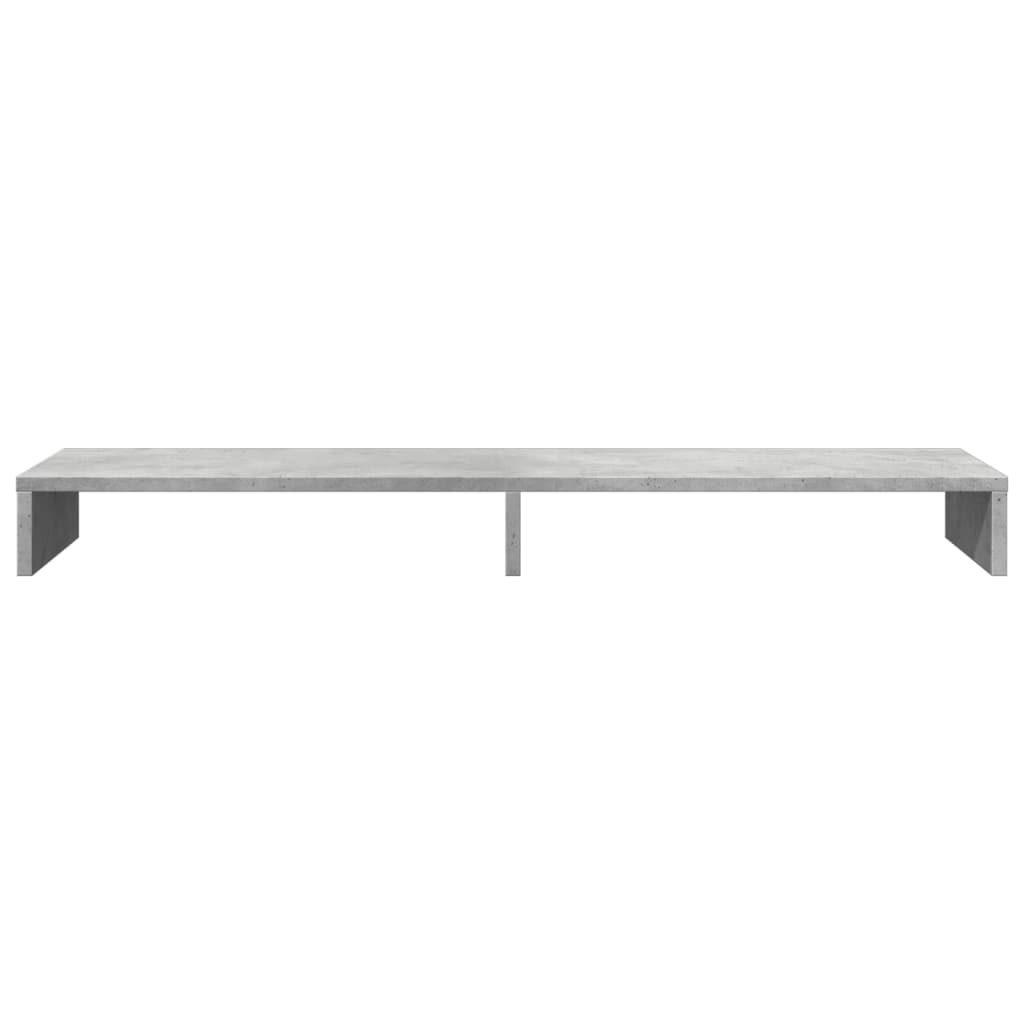 Skjermhylle Betonggrå 100X27X10 Cm Konstruert Tre