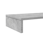 Skjermhylle Betonggrå 100X27X10 Cm Konstruert Tre