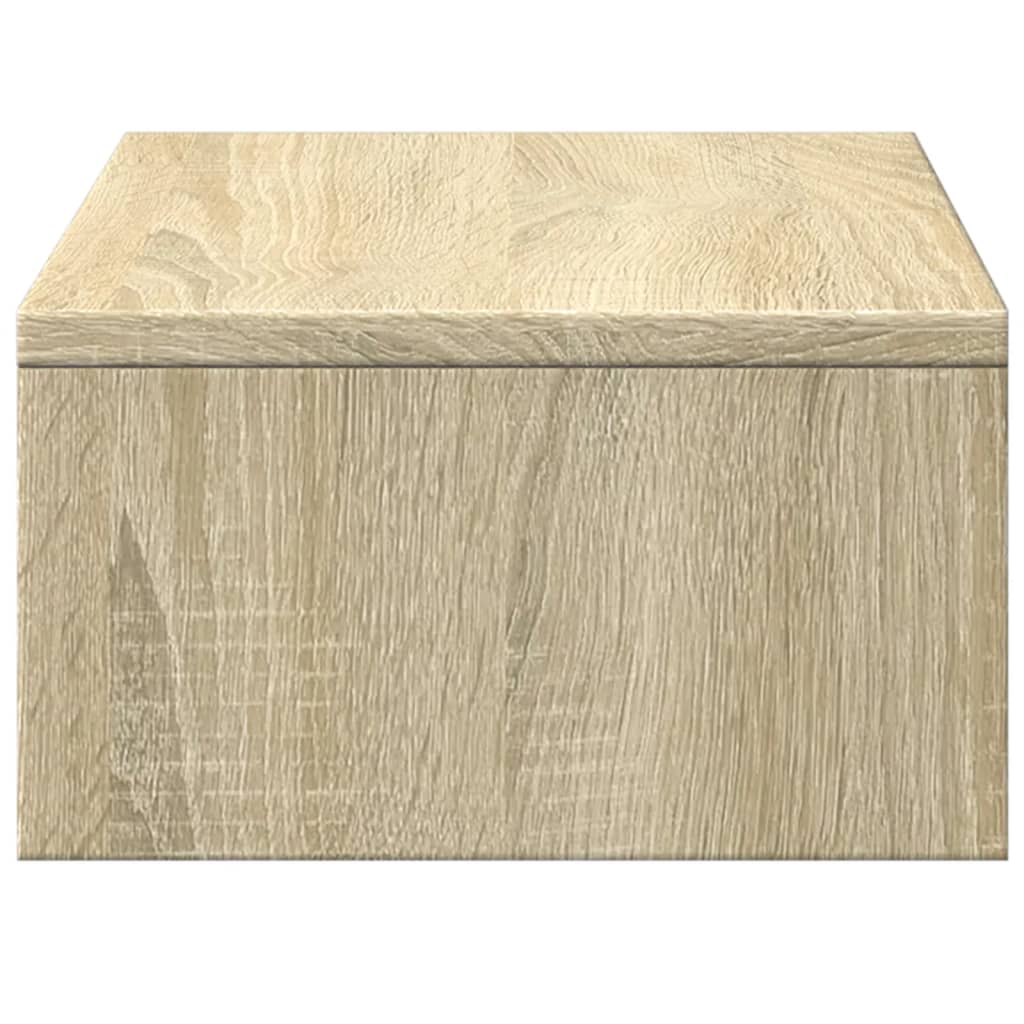 Skjermstativ Med Skuffer Sonoma Eik 50X27X15 Cm Konstruert Tre