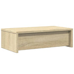 Skjermstativ Med Skuffer Sonoma Eik 50X27X15 Cm Konstruert Tre