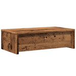 Skjermstativ Med Skuffer Gammelt Tre 50X27X15 Cm Konstruert Tre