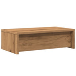 Skjermstativ Med Skuffer Artisan Eik 50X27X15 Cm Konstruert Tre