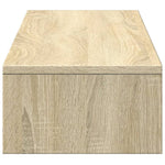Skjermstativ Med Skuffer Sonoma Eik 100X27X15 Cm Konstruert Tre