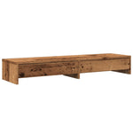 Skjermstativ Med Skuffer Gammelt Tre 100X27X15Cm Konstruert Tre