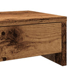 Skjermstativ Med Skuffer Gammelt Tre 100X27X15Cm Konstruert Tre