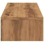 Skjermstativ Med Skuffer Artisan Eik 100X27X15Cm Konstruert Tre