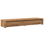 Skjermstativ Med Skuffer Artisan Eik 100X27X15Cm Konstruert Tre