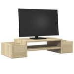 Skjermhylle Oppbevaring Sonoma Eik 70X27X15 Cm Konstruert Tre