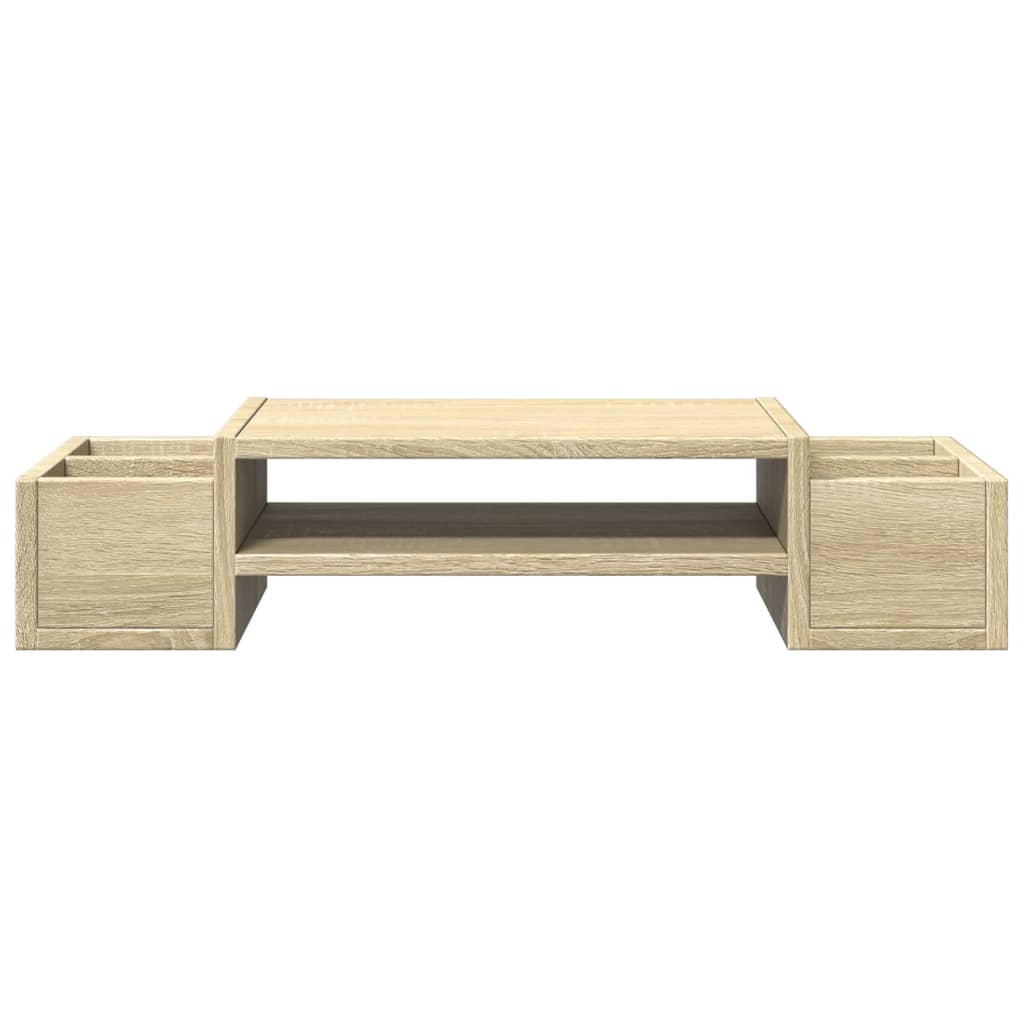 Skjermhylle Oppbevaring Sonoma Eik 70X27X15 Cm Konstruert Tre