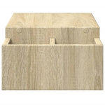 Skjermhylle Oppbevaring Sonoma Eik 70X27X15 Cm Konstruert Tre