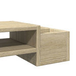 Skjermhylle Oppbevaring Sonoma Eik 70X27X15 Cm Konstruert Tre