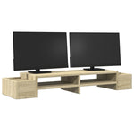 Skjermhylle Oppbevaring Sonoma Eik 100X27X15 Cm Konstruert Tre