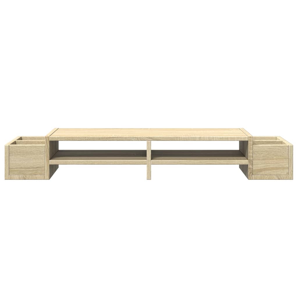 Skjermhylle Oppbevaring Sonoma Eik 100X27X15 Cm Konstruert Tre