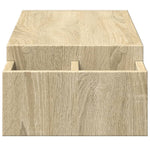 Skjermhylle Oppbevaring Sonoma Eik 100X27X15 Cm Konstruert Tre