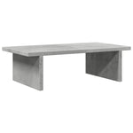 Skjermhylle Betonggrå 50X27X15 Cm Konstruert Tre