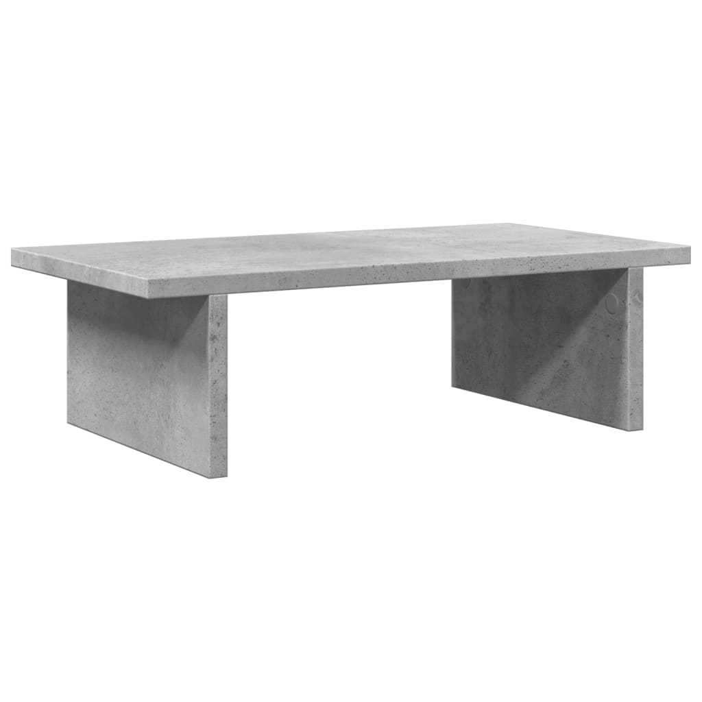 Skjermhylle Betonggrå 50X27X15 Cm Konstruert Tre