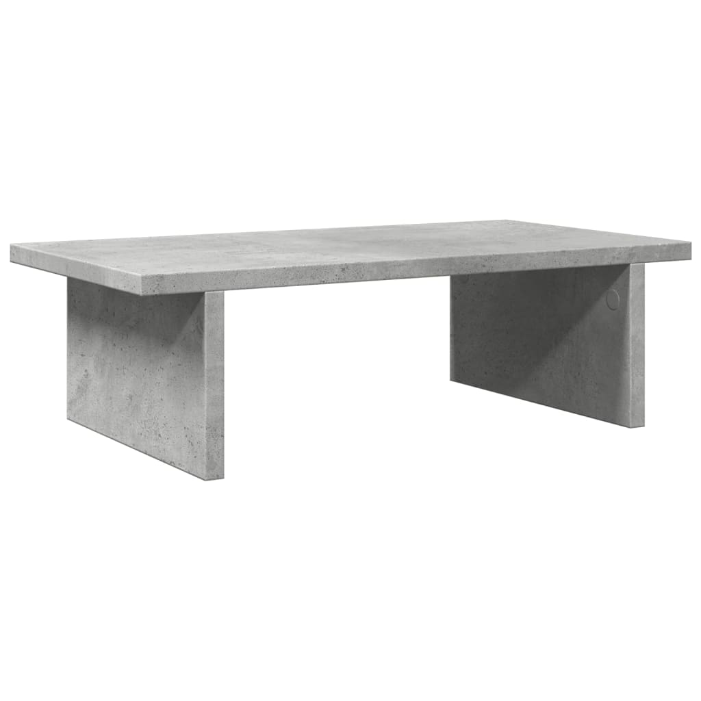 Skjermhylle Betonggrå 50X27X15 Cm Konstruert Tre