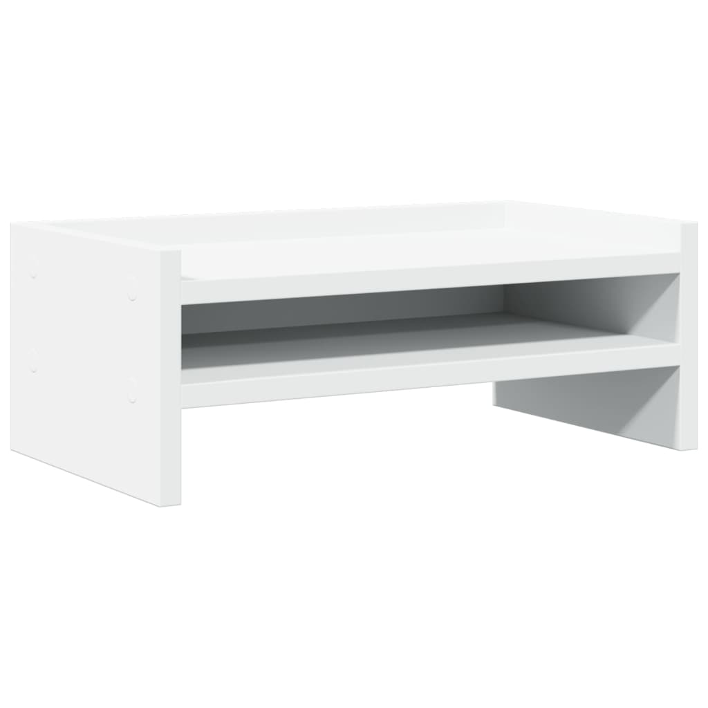 Skjermstativ Hvit 42X24X16 Cm Konstruert Tre