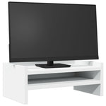 Skjermstativ Hvit 42X24X16 Cm Konstruert Tre