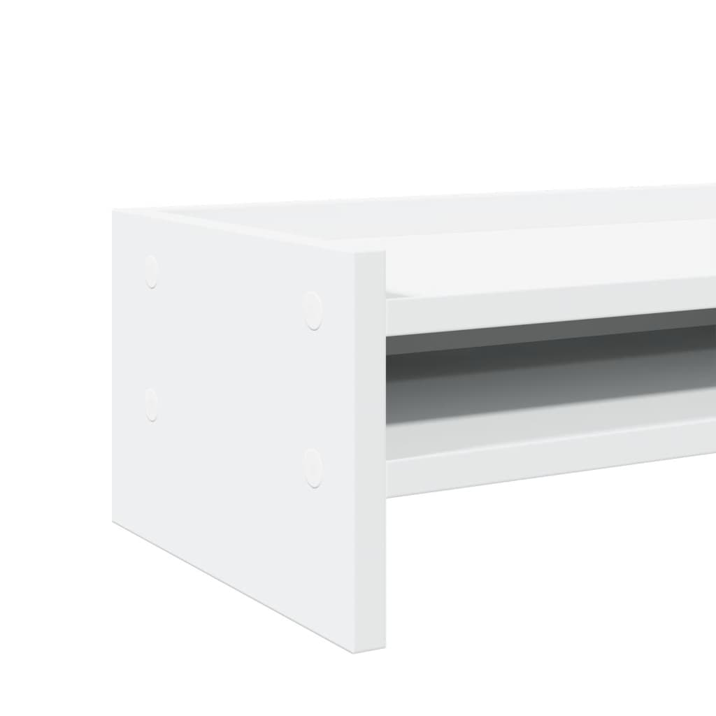 Skjermstativ Hvit 42X24X16 Cm Konstruert Tre