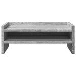 Skjermstativ Grå Sonoma 42X24X16 Cm Konstruert Tre