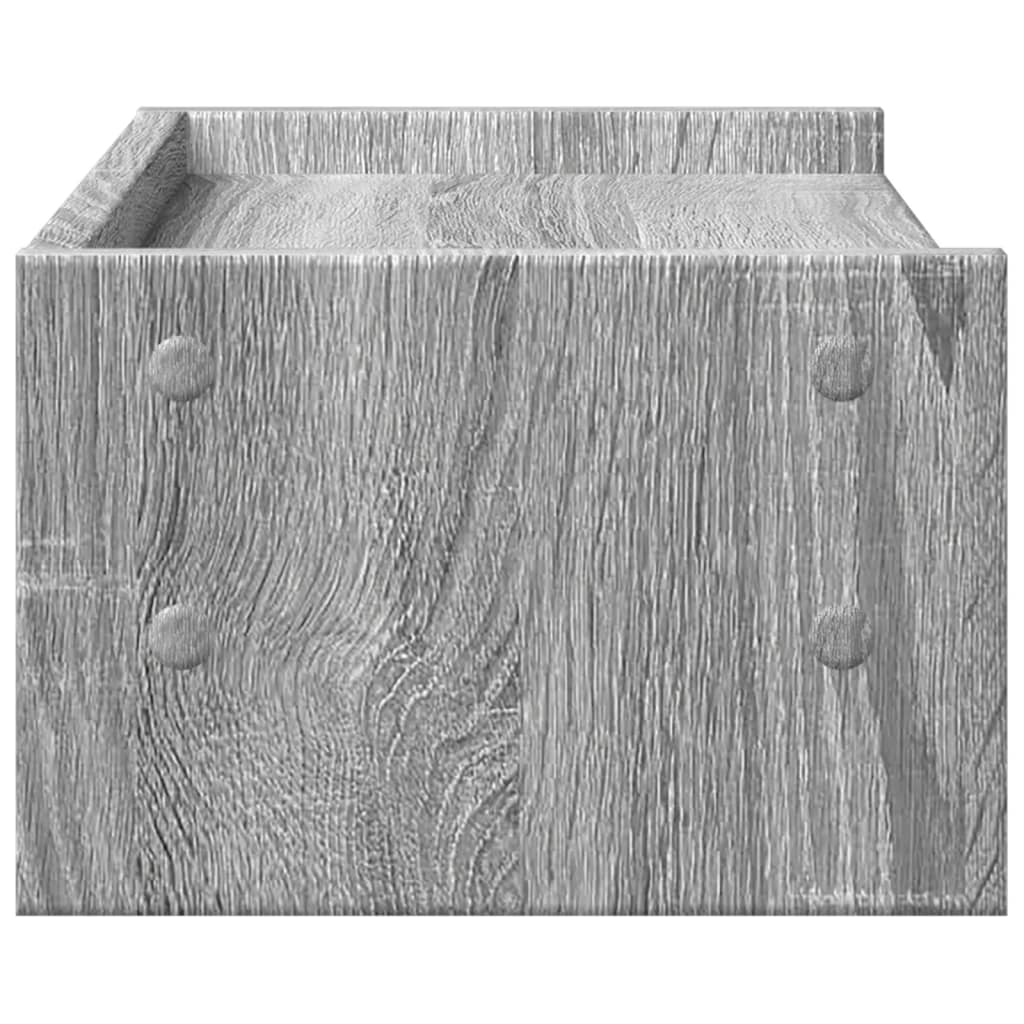 Skjermstativ Grå Sonoma 42X24X16 Cm Konstruert Tre