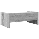 Skjermstativ Grå Sonoma 42X24X16 Cm Konstruert Tre