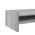 Skjermstativ Grå Sonoma 42X24X16 Cm Konstruert Tre