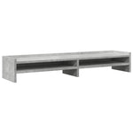 Skjermstativ Betonggrå 100X24X16 Cm Konstruert Tre