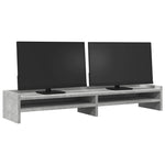 Skjermstativ Betonggrå 100X24X16 Cm Konstruert Tre