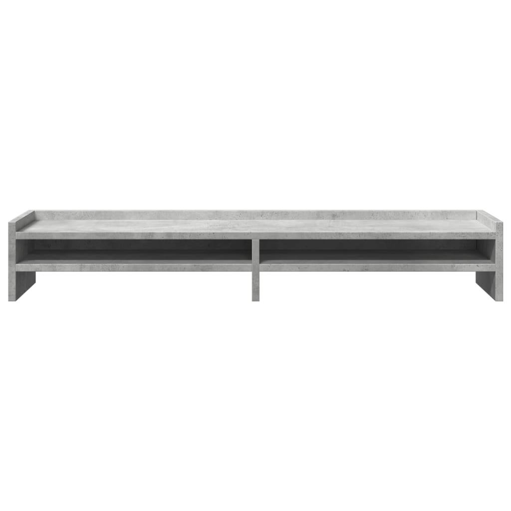 Skjermstativ Betonggrå 100X24X16 Cm Konstruert Tre