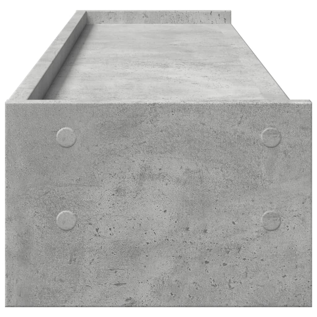 Skjermstativ Betonggrå 100X24X16 Cm Konstruert Tre