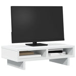 Skjermstativ Hvit 50X27X15 Cm Konstruert Tre