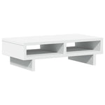 Skjermstativ Hvit 50X27X15 Cm Konstruert Tre