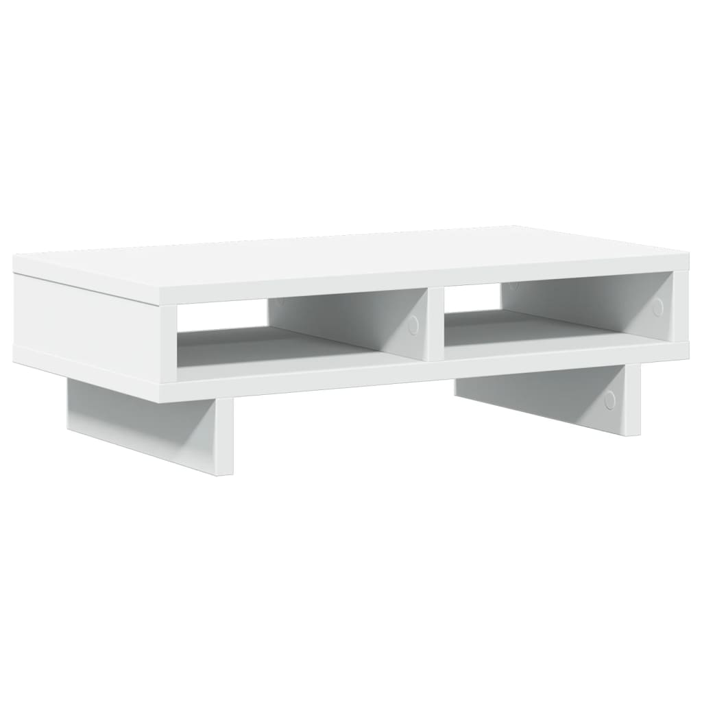 Skjermstativ Hvit 50X27X15 Cm Konstruert Tre