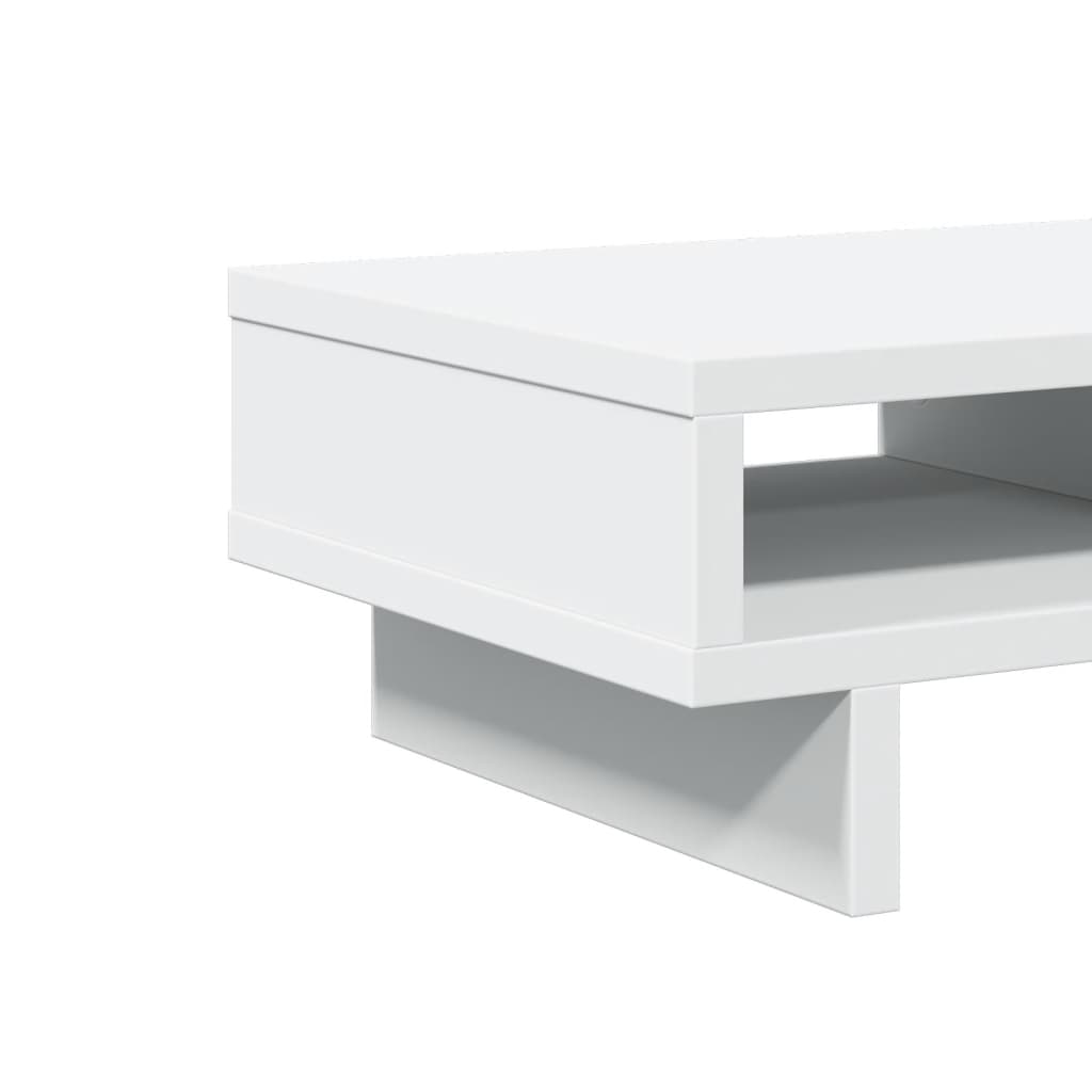 Skjermstativ Hvit 50X27X15 Cm Konstruert Tre